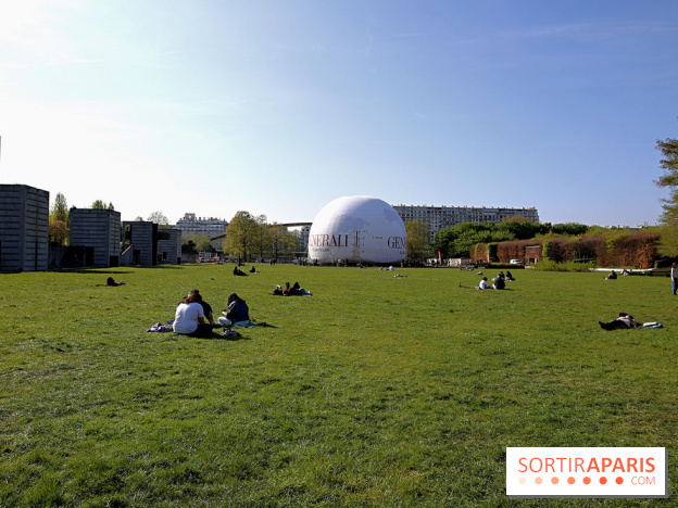 Ballon de Paris au parc André-Citroën : nos photos du gonflement - Ballon de Paris Generali 1