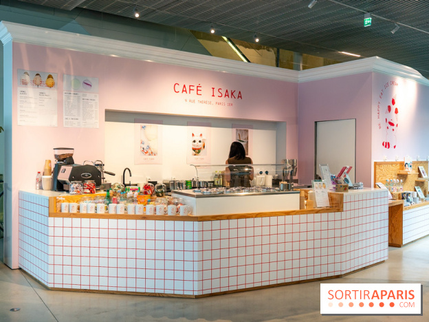 Le pop-up de glace Café Isaka à la Samaritaine avec salon de thé