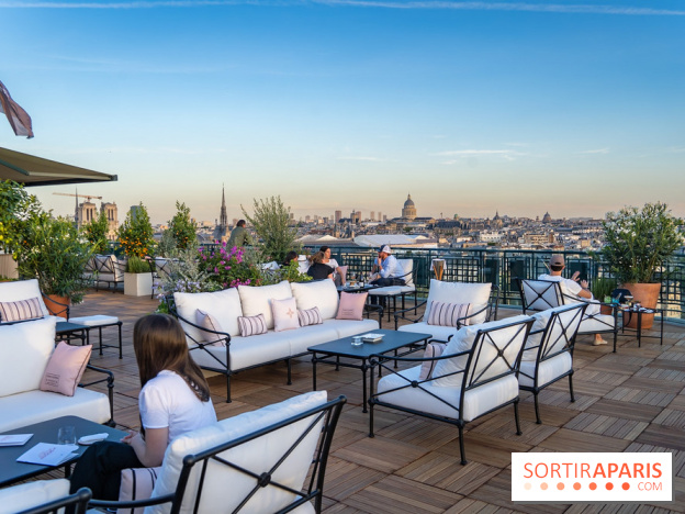Céleste, le bar estival en rooftop du Cheval Blanc se dévoile
