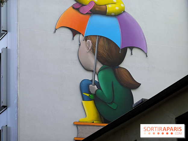 Seth, les photos de son œuvre murale à Belleville