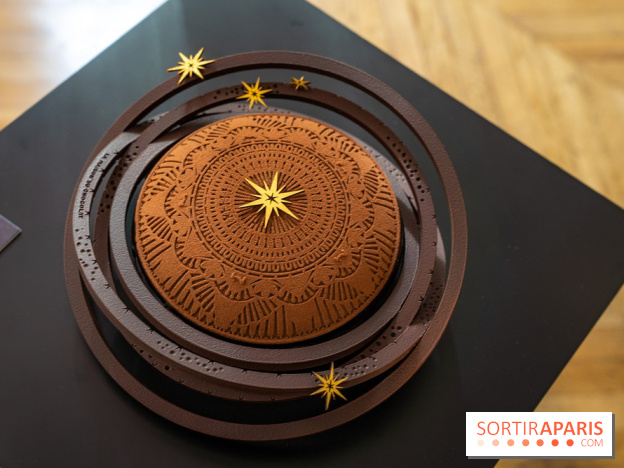 Bûche de Noël Opéra Garnier de la Maison du Chocolat 2025 - photos