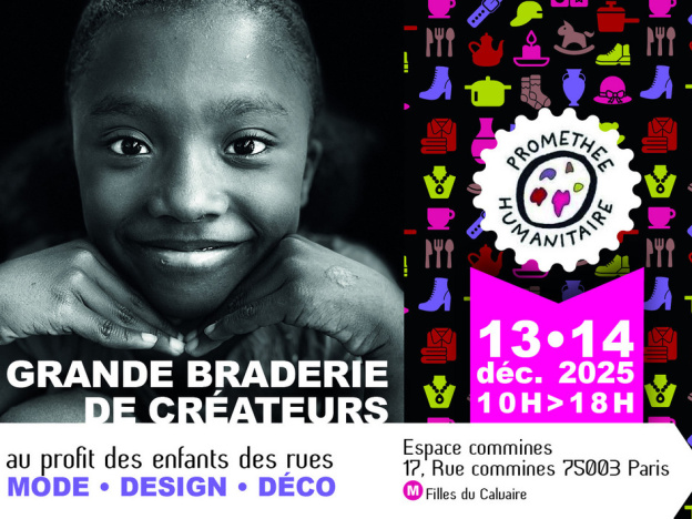 Braderie Solidaire - Flyer promethee vente dec 2025