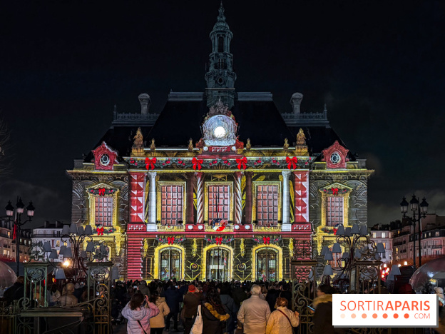 Noël 2025 à Levallois-Perret (92) : spectacle son & lumière gratuit sur l'Hôtel de Ville