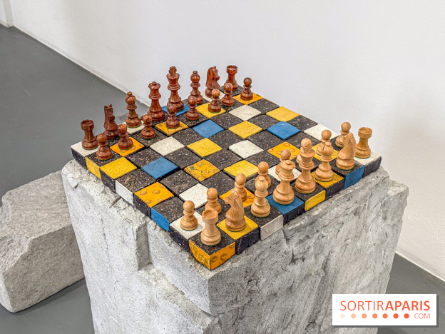 Exposition Un Siècle d'Echecs à la Galerie Perrotin