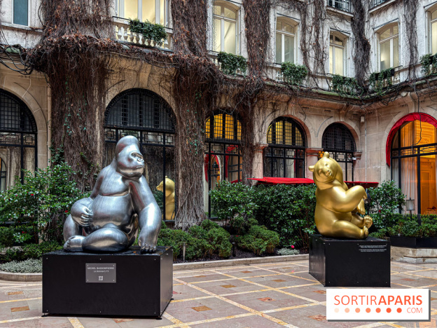 Exposition gratuite au Plaza Athénée : le bestiaire de Michel Bassompierre s'invite au palace - IMG 3910