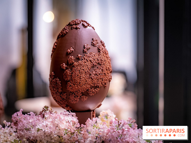 L'Oeuf de Pâques floral du George V Paris 2026 par Michael Bartocetti - les photos