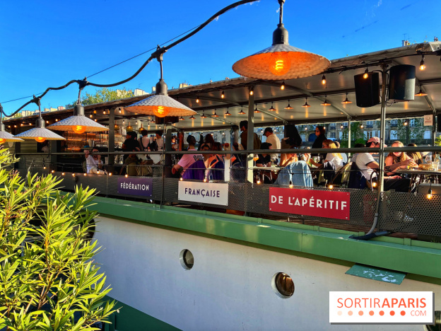 Une péniche-guinguette dédiée à l'apéro sur les quais de Seine