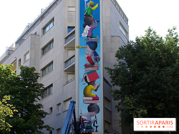 Seth, nos photos de sa nouvelle fresque monumentale à admirer dans le 19e à Paris - Seth 5