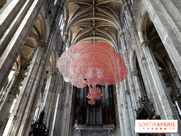 Lydie Arickx : nos photos de son installation à l'église Saint-Eustache