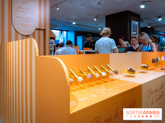 Pierre Hermé ouvre un pop up éphémère aux Galeries Lafayette avec des brioches glacées - nos photos