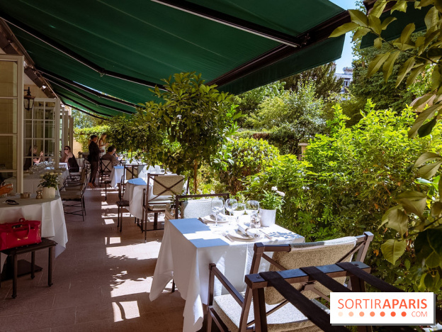 La terrasse-jardin de Maison Roland au Shangri-La Paris - les photos