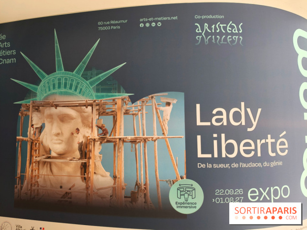 Lady Liberté : le musée des Arts et Métiers raconte la construction de la statue dans une exposition immersive