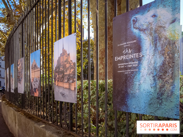 Empreintes, l'exposition Street-art gratuite de Sax à la Fondation Eugène Napoléon