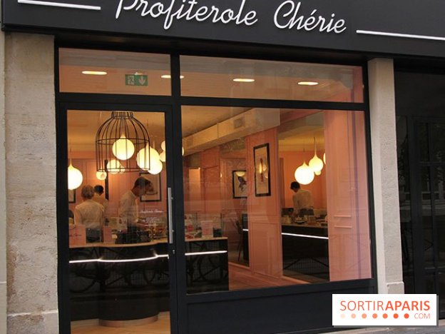 Profiteroles Chérie, le salon de dégustation