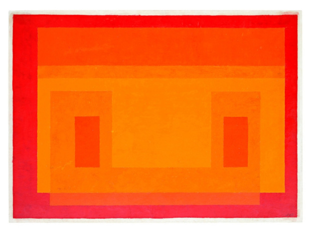 exposition Josef Albers centre pompidou, Variant / Adobe, 1947,The Josef and Anni Albers Foundation, Bethany (con), ©Adagp, Paris 2012