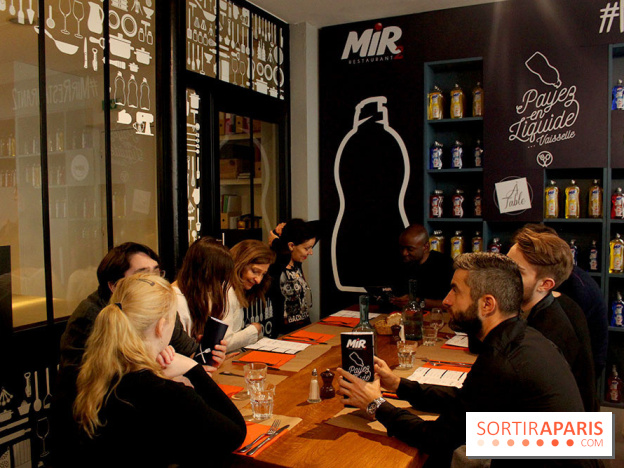 MIR Restaurant, le restaurant l'on le fait sa vaiselle