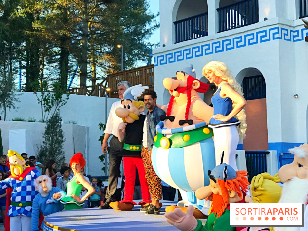 Inauguration de Pégase Express au parc Astérix