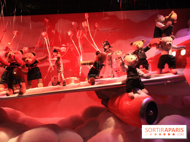 Vitrines de Noël 2017 au Printemps