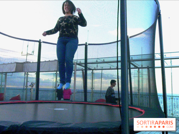 Les trampolines sur la Tour Montparnasse