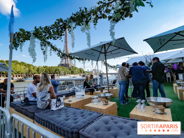 La Guinguette Sohso face à la Tour Eiffel