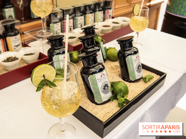 Thé glacé et éclair Tokyo Mojito chez Mariage Frères, les photos