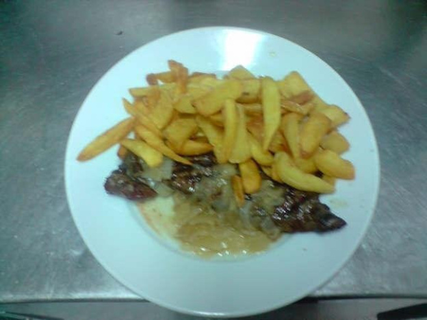 Bavette à l'échalotte, Bistrot Beaubourg