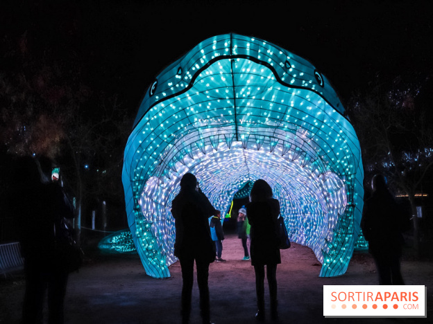 Festival de Lumières au Jardin des Plantes : requin