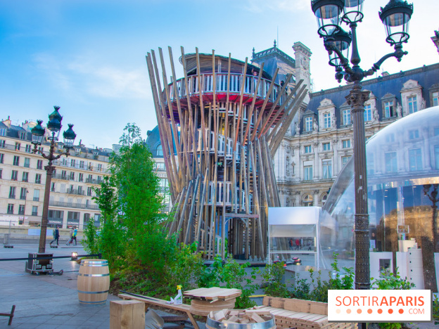 La forêt, une expérience à vivre sur le Parvis de l'Hôtel de Ville