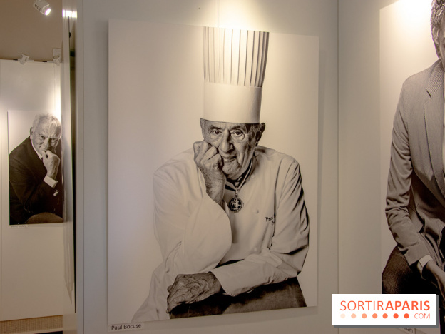Expo Stéphane de Bourgies, Cinquante portraits de chefs, à la Mairie du 1er