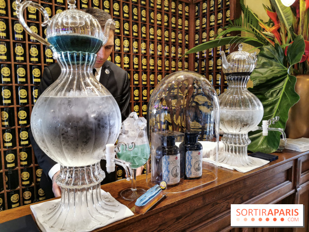 Thé glacé et éclair Cactus Bleu de Mariage Frères, les photos