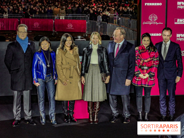Inauguration des illuminations des Champs Elysées 2019