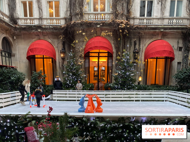 La Patinoire de Noël 2019 du Plaza Athenée