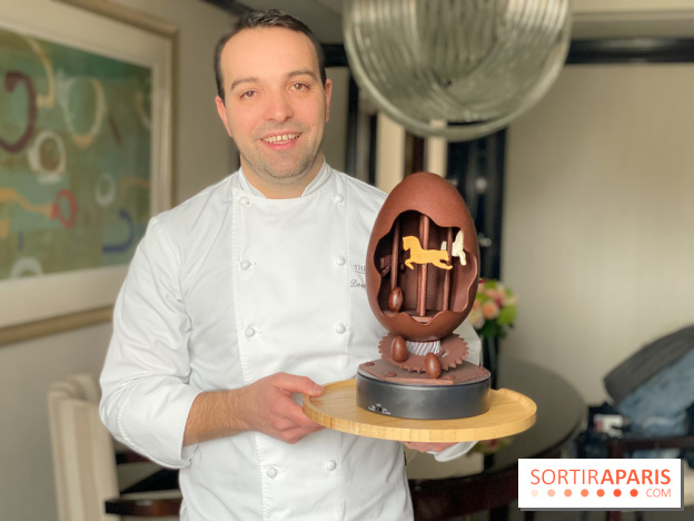 Photos : L’œuf de Pâques Carrousel du Peninsula Paris par Dominique Costa