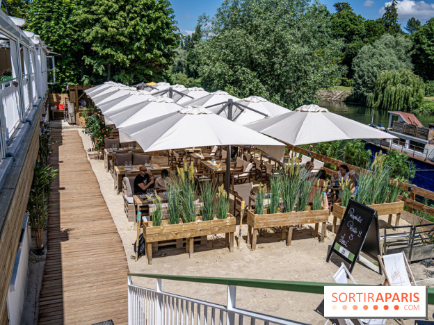 La plage et le brunch EffetMer de la Maison Louveciennes 