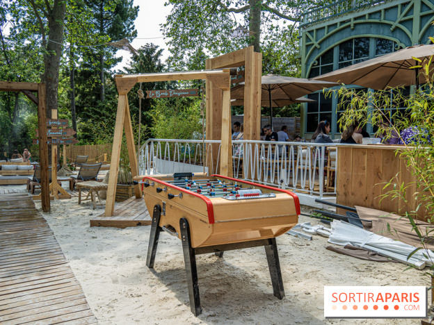 Le Beach Parisienne du Chalet du lac, la plage estivale à Paris
