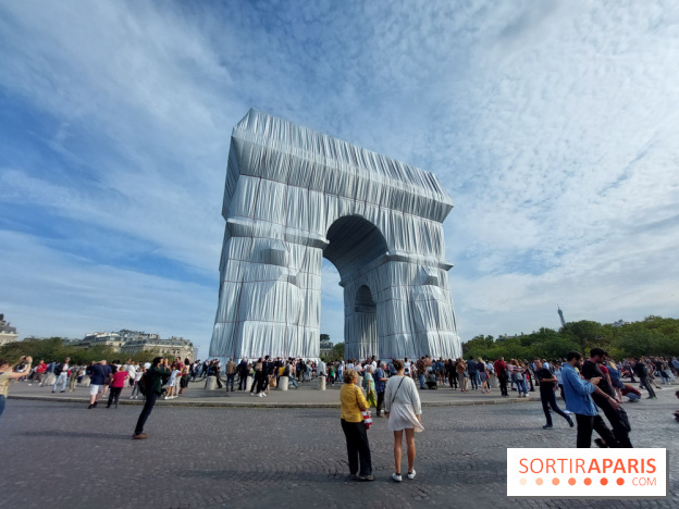 L'Arc de Triomphe empaqueté, nos photos
