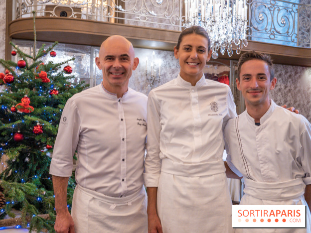 Photos : Bûche de Noël du Plaza Athénée 2021 et galette des rois 2022