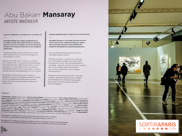 Exposition Abu Bakarr Mansaray à la Cité des Sciences et de l'Industrie - nos photos