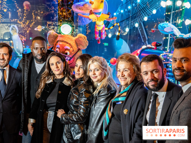 Inauguration vitrines et sapin des Galeries Lafayettes 2021 