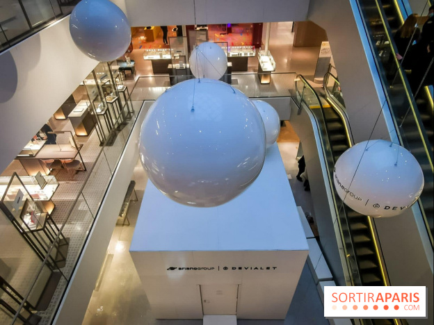 Expérience immersive Sound Journey to space à vivre à la Samaritaine : nos photos