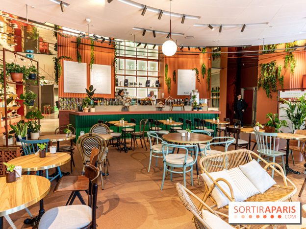 Le Café Vert du Printemps Haussmann 