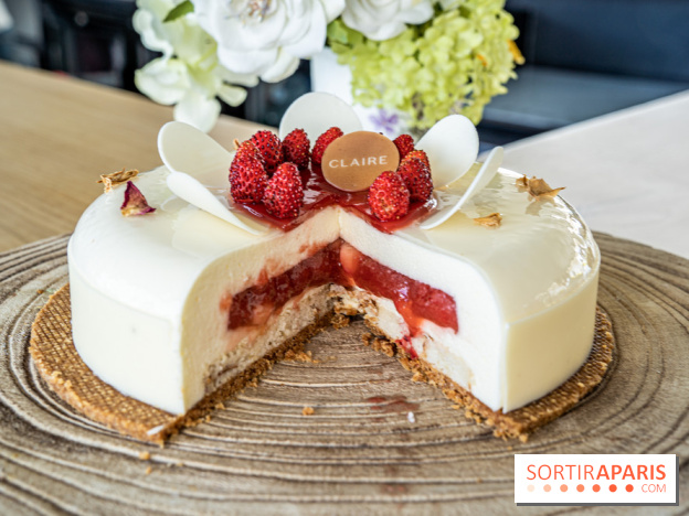 Rosa, la pâtisserie fraise rose de Claire Heitzler pour la Fête des Mères