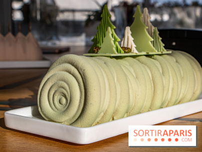 Bûche de Noël Pistache Candy Paradis 2022