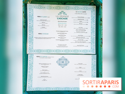 Grande Cascade restaurant 16e - Bois de Boulogne - carte - menu