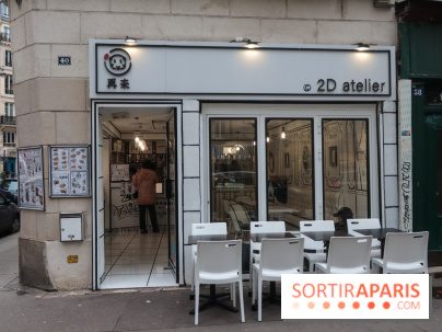 2D atelier, le salon de thé en noir et blanc