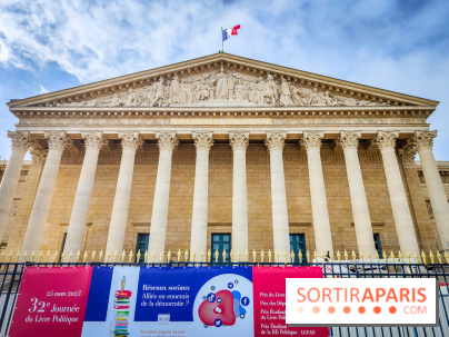 Exposition à l'Assemblée nationale : Alexandre Benjamin Navet décore la cour du Palais Bourbon