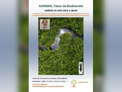 Le Festival inaugural des Jardins de Garneliance  - Affiche Ka'Awan, 24 juin 2023