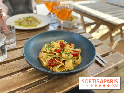 Aglio e Olio - Calamarata moules et tomates