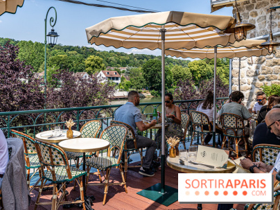 Le Nid, le restaurant-terrasse sur berge à l'Isle-Adam - terrasse