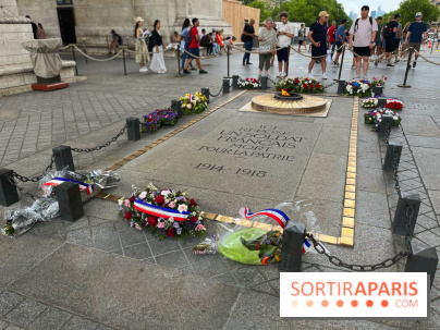 flamme soldat inconnu Arc de Triomphe